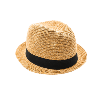 Straw Hat with Black band